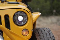 KC HiLiTES Black Gravity LED Pro Headlights 07-18 Jeep Wrangler - Click Image to Close